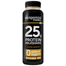 Load image into Gallery viewer, turbo 25g protein milkshake, cookies & cream, vanilla caramel - pack of 6