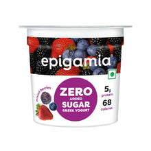 Load image into Gallery viewer, zero added sugar greek yogurt, mixed berries - pack of 4