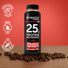 Load image into Gallery viewer, turbo 25g protein milkshake, coffee - pack of 4
