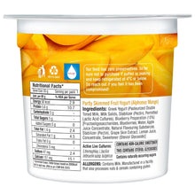 Load image into Gallery viewer, zero added sugar greek yogurt, mango - pack of 4