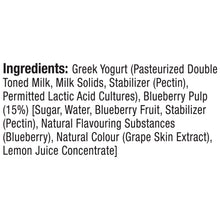 Load image into Gallery viewer, greek yogurt, blueberry - pack of 4