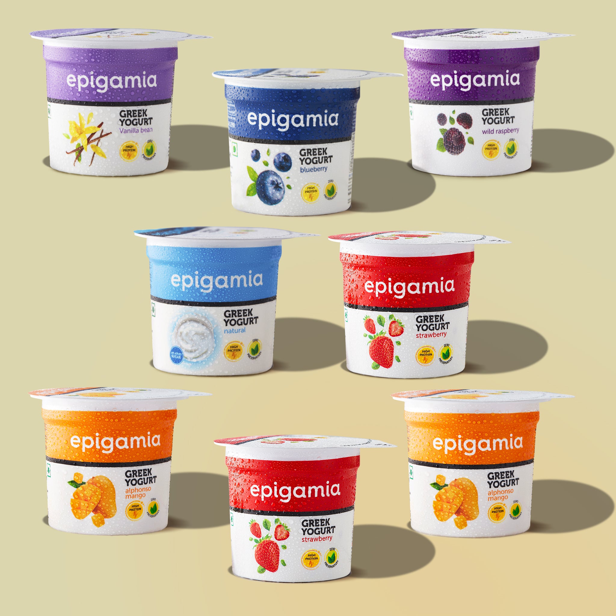 greek yogurt set
