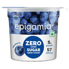 Load image into Gallery viewer, zero added sugar greek yogurt, blueberry