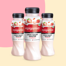 Load image into Gallery viewer, greek yogurt smoothie, strawberry - pack of 3