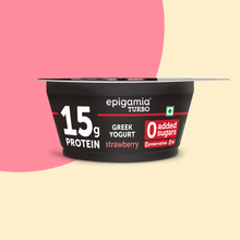 Load image into Gallery viewer, turbo 15g protein yogurt, strawberry