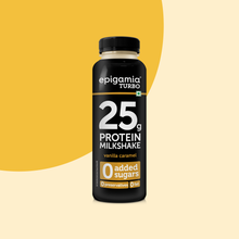Load image into Gallery viewer, turbo 25g protein milkshake, vanilla caramel