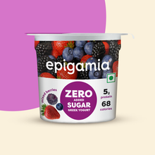 Load image into Gallery viewer, zero added sugar greek yogurt, mixed berries