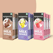 Load image into Gallery viewer, milkshake triad, vanilla, strawberry, chocolate - pack of 9