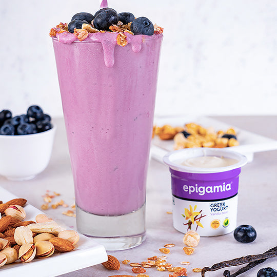 blueberry vanilla bean smoothie