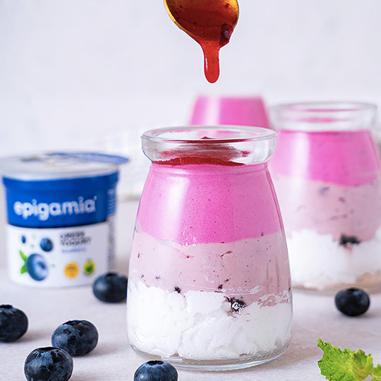 Blueberry Yogurt Mousse