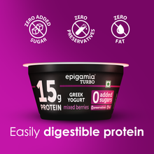 Load image into Gallery viewer, mixed berries 15g protein turbo yogurt
