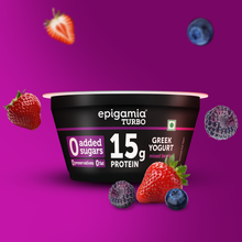 Load image into Gallery viewer, mixed berries 15g protein turbo yogurt
