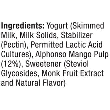 Load image into Gallery viewer, turbo 15g protein yogurt, mango
