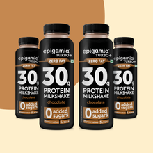 Load image into Gallery viewer, turbo 30g protein milkshake, chocolate - pack of 4
