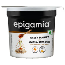 Load image into Gallery viewer, greek yogurt with oats &amp; seed mix - 85 g
