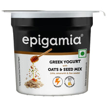 Load image into Gallery viewer, greek yogurt with oats &amp; seed mix, 85 g each - pack of 4
