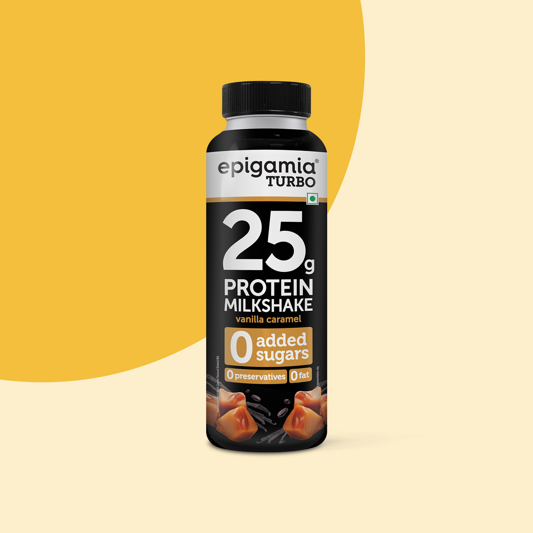 turbo 25 g protein milkshake, vanilla-caramel - 250 ml