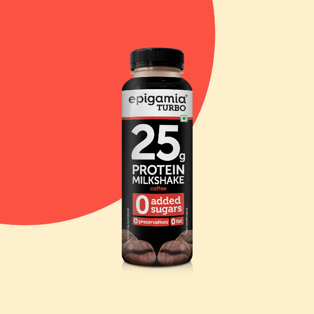 coffee turbo 25 g protein milkshake - 250 ml