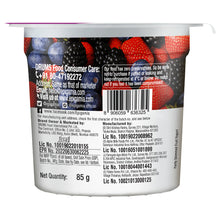 Load image into Gallery viewer, mixed berries zero added sugar yogurt
