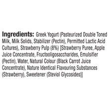 Load image into Gallery viewer, strawberry zero added sugar yogurt
