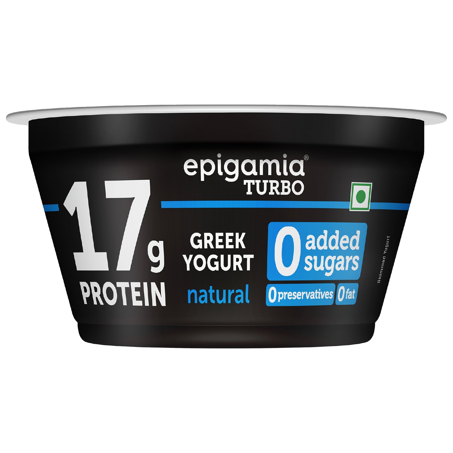 Epigamia Turbo 17g Protein Natural Greek Yogurt 140 g