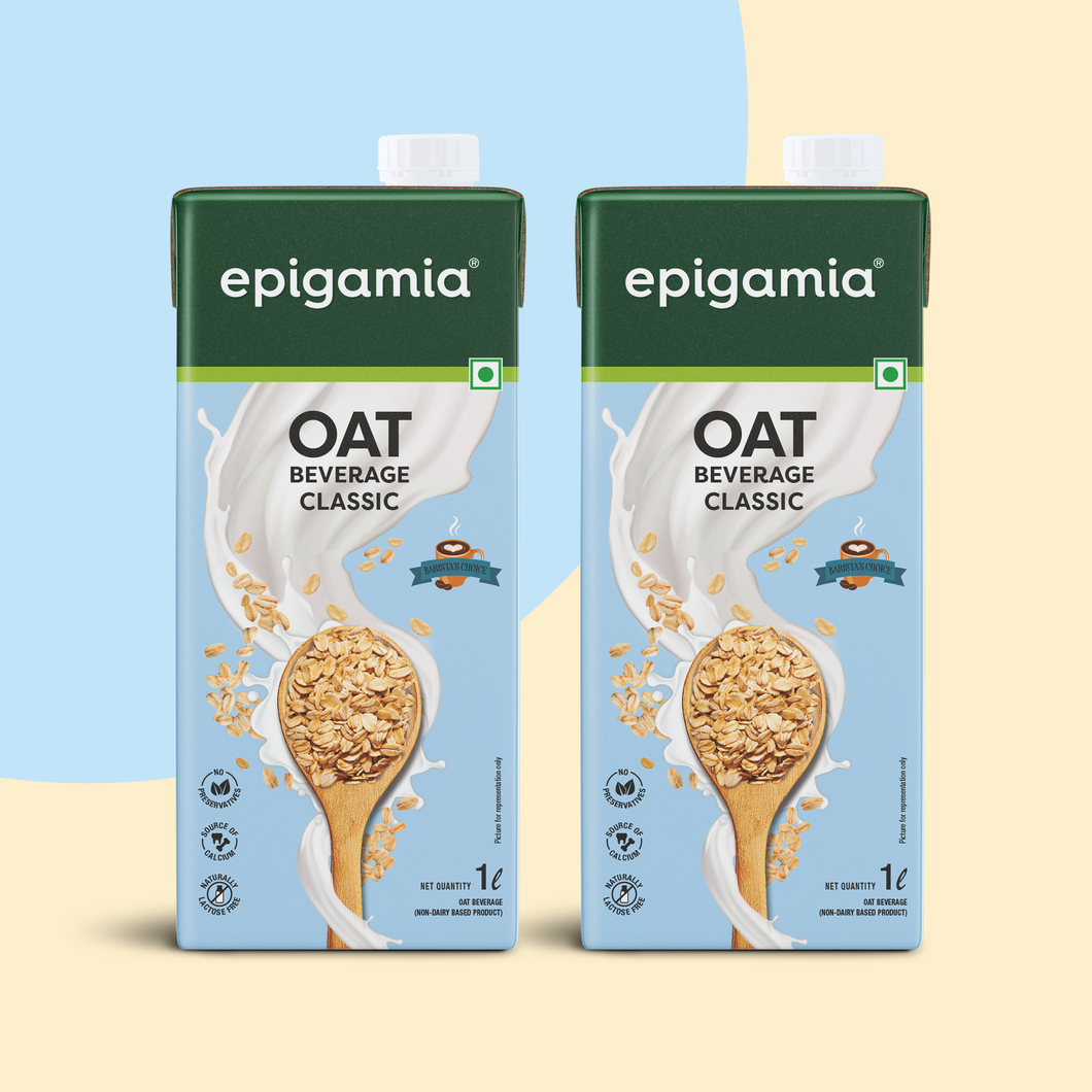 oat beverage classic, 1 litre each - pack of 2