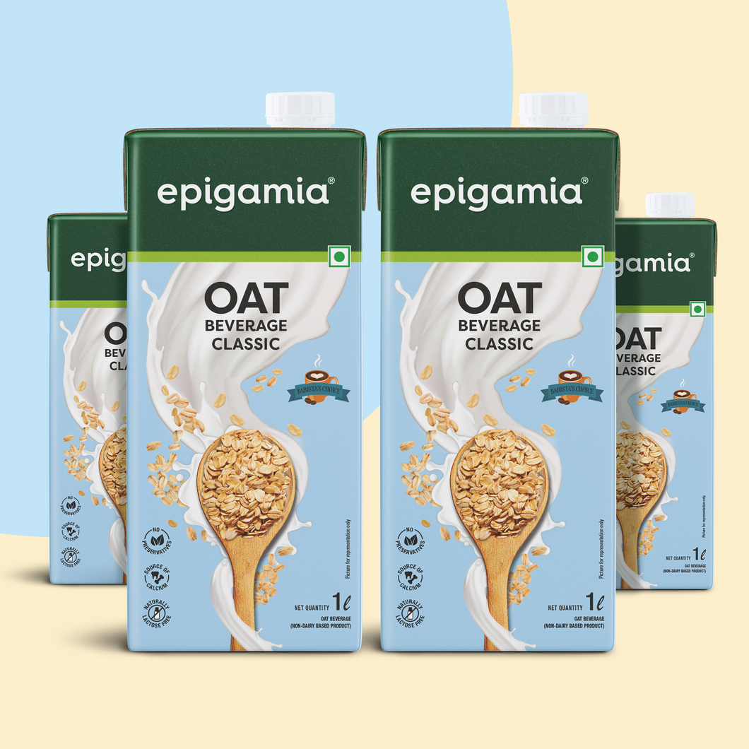 oat beverage classic, 1 litre each - pack of 4