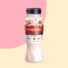 Load image into Gallery viewer, greek yogurt smoothie, strawberry - 180 ml
