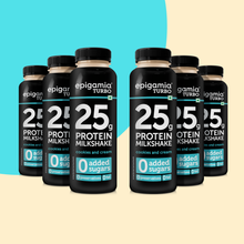 Load image into Gallery viewer, 25g protein turbo milkshake - cookies &amp; cream - 250 ml each - pack of 6
