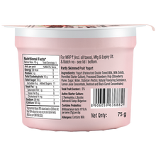Load image into Gallery viewer, fruit yogurt, strawberry - 75 gms
