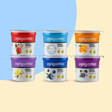 Load image into Gallery viewer, greek yogurt, all flavour pack, 85 gm each - pack of 6
