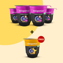 Load image into Gallery viewer, greek yogurt, no added sugar, mixed berries &amp; banana free - pack of 5
