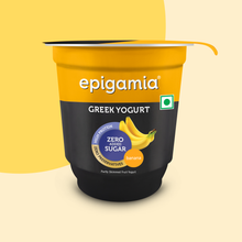 Load image into Gallery viewer, greek yogurt, no added sugar, banana - 110 gm
