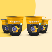 Load image into Gallery viewer, greek yogurt, no added sugar, banana - pack of 4
