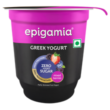 Load image into Gallery viewer, greek yogurt, no added sugar, mixed berries - 110 gm
