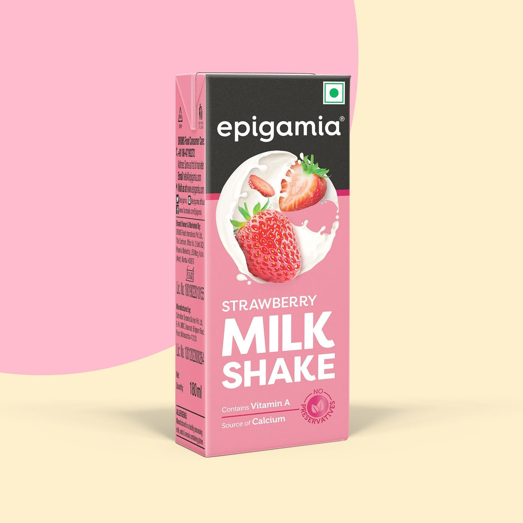 milkshake, strawberry - 180 ml