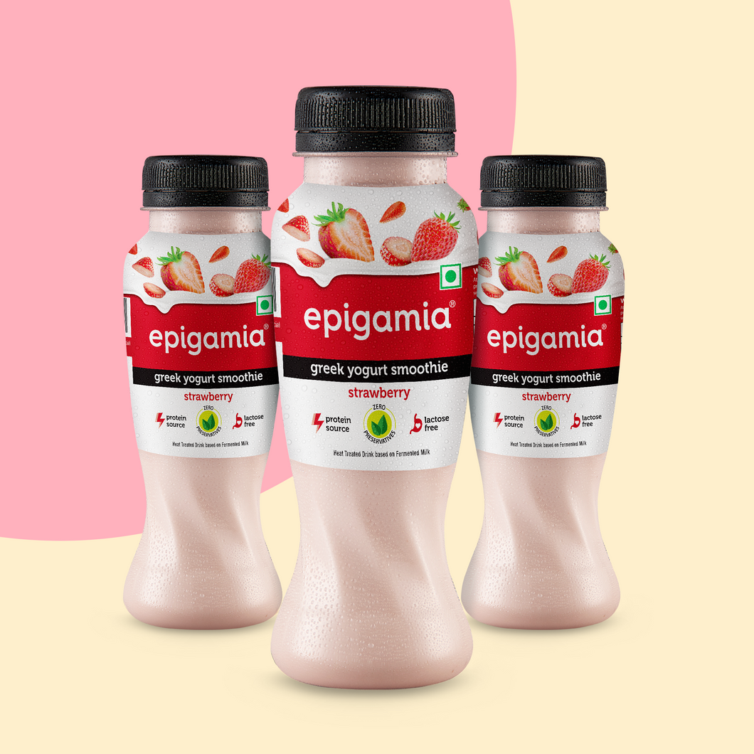 smoothies, strawberry - pack of 3