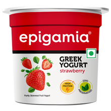 Load image into Gallery viewer, greek yogurt, strawberry - 85 gm
