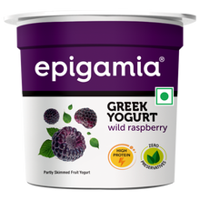 Load image into Gallery viewer, greek yogurt, wild raspberry - 85 gm
