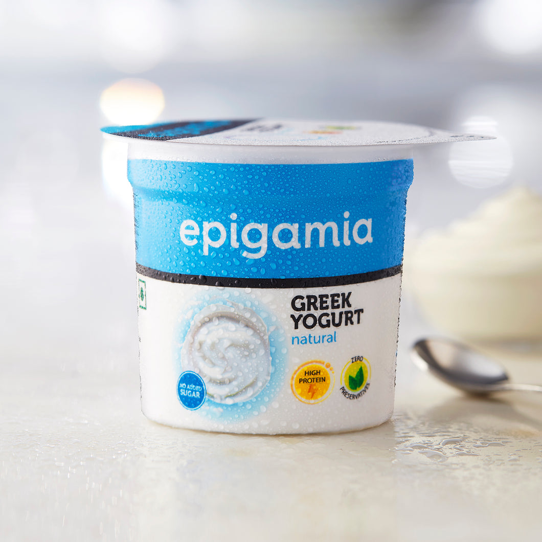 greek yogurt, natural - 85 gm